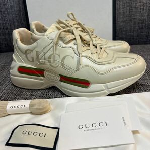 GUCCI スニーカー 美品 2回使用 8 1/2 28センチ相当の画像1