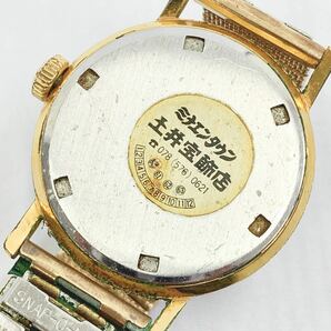 稼働品 TISSOT ティソ VISODATE SEASTAR 手巻き メンズ腕時計 デイト ゴールド文字盤 ヴィンテージ 希少 R店0410☆の画像7