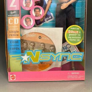 ①バービー人形 Barbie NSYNC CD&カード付 マテル社 箱入り（未開封？）ビンテージ 着せ替え人形 の画像7