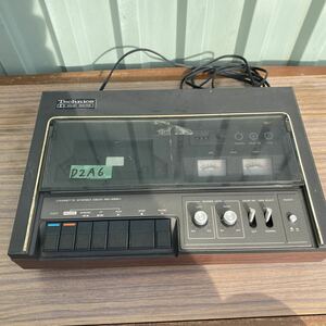 【D2A6】Technics・テクニクス／ カセットデッキ RS-268U　中古　通電確認のみ　ジャンク【郵便80サイズ】