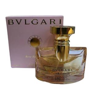 BVLGARI ブルガリ ローズエッセンシャル オードパルファム 30ml 箱付き 残量8割程度 香水