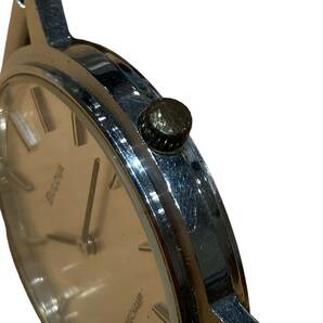 BULOVA ブローバ ロンシャン シルバーカラー ※社外ベルト 腕時計 文字盤シルバーの画像7