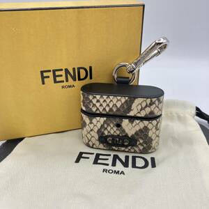 FENDI フェンディイヤホンケース パイソン柄 箱付き