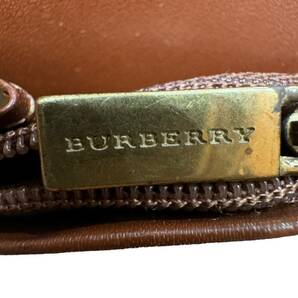 BURBERRY LONDON バーバリーロンドン 二つ折り 長財布 ノバチェック レザー ブラウン系の画像10