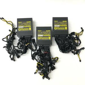 ☆Segotep GP1350G フルモジュラー 3点セット まとめ 1250W出力 ゲーミング マイニング 電源ユニット ※ACケーブル欠品