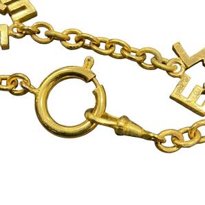 CHANEL シャネル ロング ネックレス ロゴ チェーン ヴィンテージ ゴールド アクセサリーの画像4