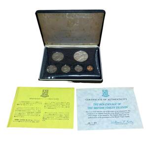 英領ヴァージン諸島 プルーフコインセット 1973年 BRITISH VIRGIN ISLANDS PROOF SET フランクリンミント 銀貨 メダル コイン