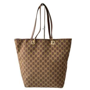 GUCCI グッチ トートバッグ GGキャンバス ベージュ系