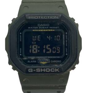 1円 CASIO カシオ G-SHOCK DW-5610SU グリーン系 ラバー 腕時計 オリーブ DW-5610SU クォーツ