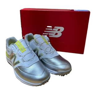 NEW BALANCE ニューバランス WGB996TR ゴルフシューズ レディース スニーカー 24.0ｃｍ シルバー×ホワイト×イエロー