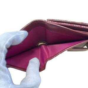 Dior ディオール トロッター キャンバス 二つ折り 財布 赤 コンパクト ウォレットの画像7