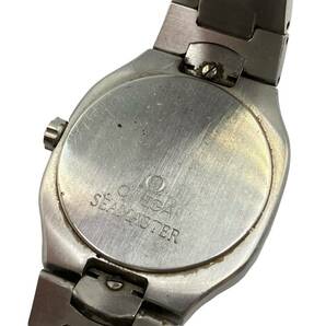 オメガ シーマスター ポラリス メンズ腕時計 デイデイト クォーツ ゴールド文字盤 YG×SS 稼働品 ※ベルトジャンクの画像7