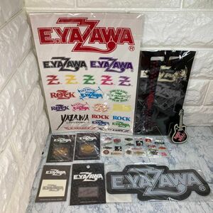 矢沢永吉 E.YAZAWA ステッカー シール ネックストラップ LEDバッジ キーホルダー 入手困難 レア 希少