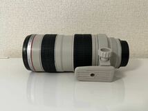 【付属品多数！】キャノン CANON EF 70-200mm F2.8 L USM 望遠ズームレンズ ★前後キャップ・三脚座・レンズフード・レンズフィルター付き_画像4