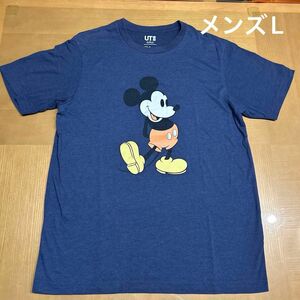 ユニクロ UNIQLO ミッキーマウス Tシャツ ミッキー ディズニー プリントTシャツ　半袖　UT メンズ　L