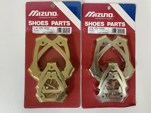 ☆レターパック発送☆２点セット　mizuno　ミズノ 野球シューズ用パーツ　2ZK-12000　三角金具　釘打ち込み式　Lサイズ　26.0以上