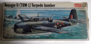 フロッグ(FROG)/1/72/AVENGERII(TBM-1)TORPEDO BOMBER/イギリス海軍雷撃機アヴェンジャー/未開封未組立品