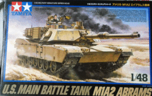 タミヤ/1/48/アメリカ陸軍M1A2エイブラムス主力戦車/未組立品