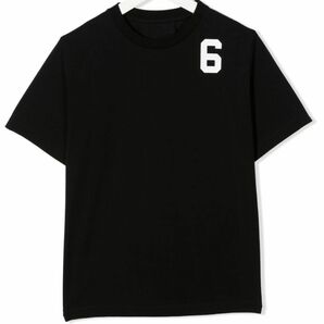 MM6メゾンマルジェラ　6ロゴTシャツ　ブラック　16