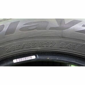 ブリヂストン playz PX-RVⅡ 215/55R17 4本SET◆2020年製8分山オンロード◆中古 亀裂あり◆白石区手渡し可◆クラウンマジェスタ等にの画像10