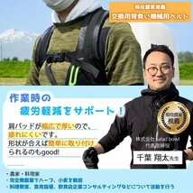 【交換ベルトのみ】 背負い ベルト 背負子 噴霧器 背負いバンド 噴霧器ベルト 背負子ベルト 背負い機械用ベルト 草刈り機 刈払機 1セット_画像2