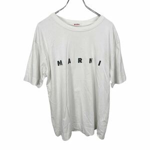 Marni Marni Ladies White с коротким рукавом T -Fish