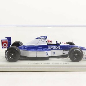 35JD●ミニカー 1/43 Tyrrell 019 1990 EPSON #3 ブルー×ホワイト autosport 50th anniversary 未開封の画像5