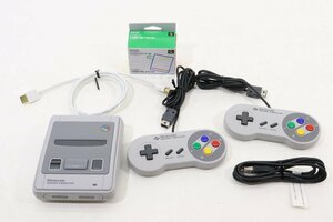 25JD●クラシックミニ スーパーファミコン 任天堂 USBACアダプター 箱 取扱説明書欠品 動作正常 中古