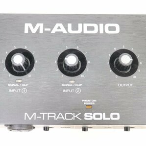 49JD●M-AUDIO M-Track Solo DTM オーディオインターフェース 中古の画像4