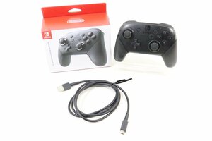 24JD●NintendoSwitch Proコントローラー プロコン 任天堂 スイッチ 動作確認済 中古