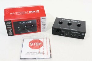 49JD●M-AUDIO M-Track Solo DTM オーディオインターフェース 中古