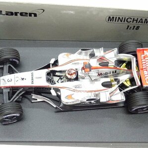 35EY●1/18 Mclaren MERCEDES MP4-21 2006 MICHELIN ミニカー MINICHAMPS ミニチャンプス 中古の画像3