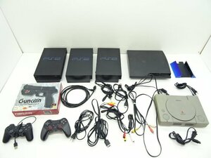 25EY●SONY ゲームハード 周辺機器 まとめ PS PS2 PS3 コントローラー ガンコン など プレステ Playstation 動作未確認 ジャンク品