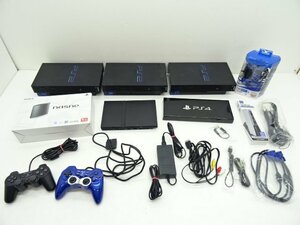 25EY●SONY ゲームハード 周辺機器 まとめ PS2 本体 コントローラー HORIコン など Playstation2 プレステ2 動作未確認 ジャンク品