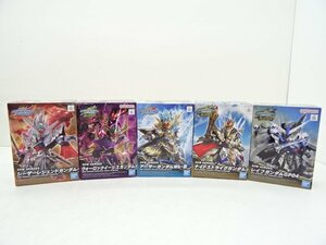 34EY●ガンダム プラモデル 5点セット シーザーレジェンドガンダム など SDW HEROES BANDAI SPIRITS ガンプラ 未組立