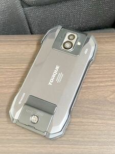 液晶キレイ SIMフリー au 京セラ TORQUE G04 KYV46 ブラック【SIMロック解除済】スマホ本体 利用制限○ 一括購入 P70