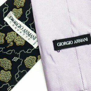 ジョルジオアルマーニ GIORGIO ARMANI エンポリオ 小紋柄 パネル柄 メンズ ブランド ネクタイ 7点 セット まとめ売り 大量 卸 ts9491の画像3