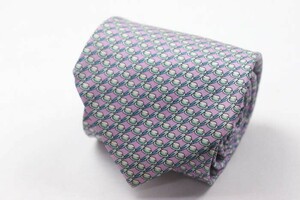  Dunhill silk .. pattern panel pattern Italy made brand necktie men's pink beautiful goods dunhill