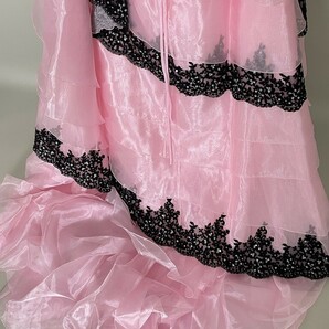 IROHA◆ウエディングドレス 【ta0541】リサイクル 【カラードレス】大きいサイズ 15～19号の画像6