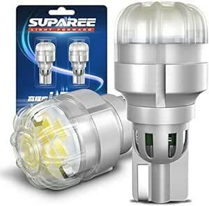 SUPAREE T15 T16 LED バックランプ 爆光 後退灯 12V車用 車検対応 リバースランプ 6000K ホワイト 6