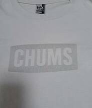 ★チャムス CHUMS　半袖 Tシャツ　Mサイズ　白色　チャムスロゴ　定番バージョン_画像2