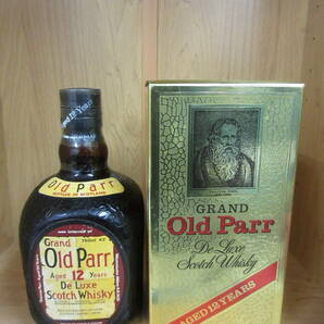 ★☆74582 オールドパー Grand Old Parr デラックス De Luxe ウイスキー 750ml 43％ 未開栓☆★の画像1