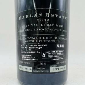 【未開栓】HARLAN ESTATE ハーラン・エステート 2011 赤 ワイン 750ml 14.5% WI3031の画像4