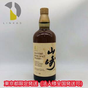 東京都限定発送【未開栓】SUNTORY PURE MALT WHISKY サントリー ピュアモルト ウイスキー 山崎 12年 向獅子マーク 特級 760ml 43% WH41490