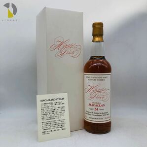 【未開栓】John Milroy Macallan 24 Year Heartful Thanks ジョンミルロイ マッカラン 24年 ウイスキー 700ml 54.4% 箱・冊子付き WH12703 の画像1