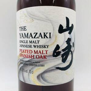 東京都限定発送【未開栓】SUNTORY PEATED MALT SPANISH OAK 山崎ピーテッドモルト スパニッシュオーク 700ml 43% BU3179の画像3