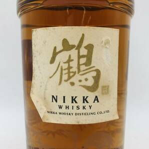 東京都限定発送【未開栓】NIKKA（ニッカ）鶴 スリムボトル 43％ 700ml ラベル不良 WH49535の画像2