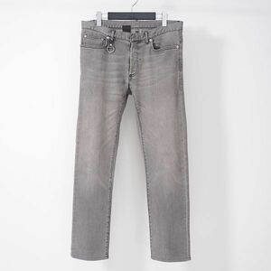 4-SD015 ディオールオム Dior HOMME ストレッチ デニム パンツ グレー 31 メンズ