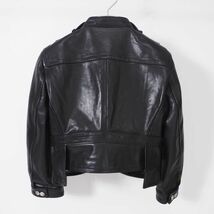 4-YC089【美品】ディースクエアード DSQUARED2 レザー ライダース ジャケット ブラック 40 レディース_画像4