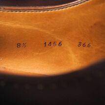 4-YC061 ベルルッティ Berluti ホールカット メダリオン シューズ ダークブラウン 8.5 メンズ_画像9